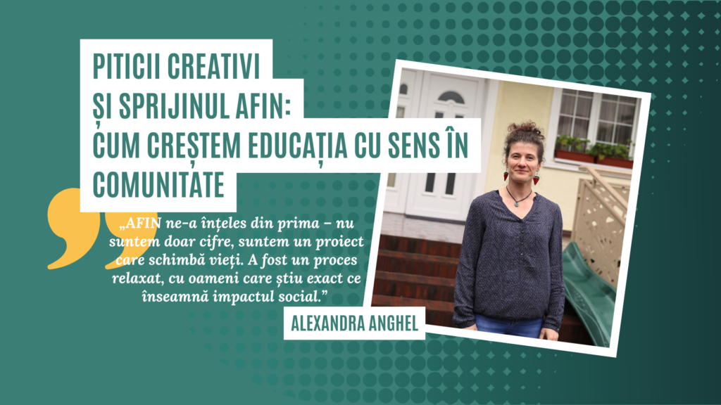 Poveste de succes: „Piticii Creativi” și sprijinul AFIN – Cum creștem educația cu sens în comunitate